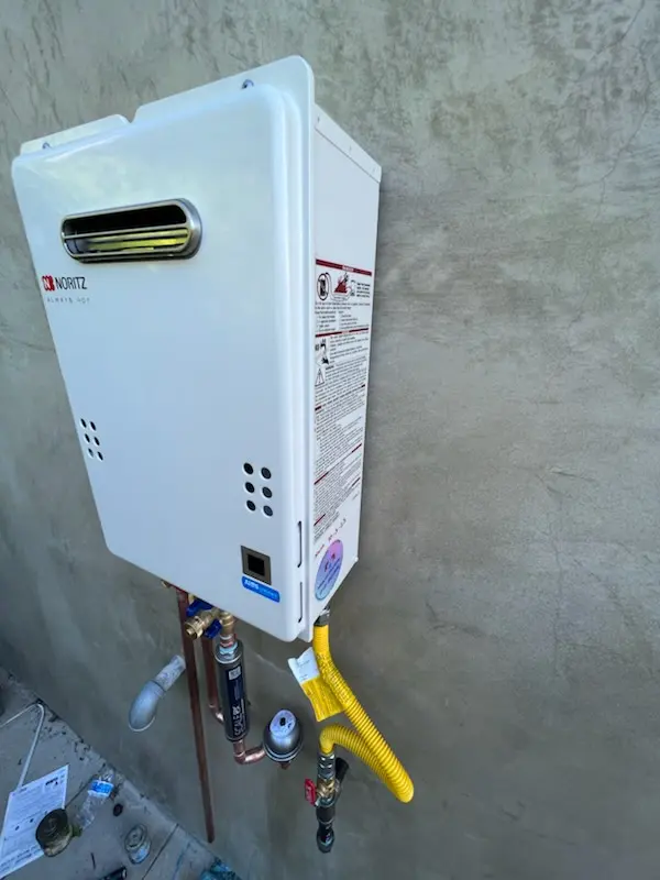Tankless water heater installation for Broadmoor homes
